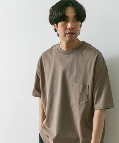Snow Peak（スノーピーク）の「『別注』Snow Peak Apparel×DOORS　Pocket Logo T-shirts（Tシャツ/カットソー・メンズ・ホワイト/ベージュ/ネイビー/ブラック/グレー・LARGE/MEDIUM/X-LARGE）」の18枚目の写真