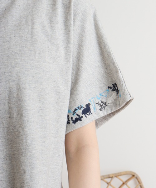 tシャツ EMAGO 星座刺繍ドルマンT レディース EMAGO 星座刺繍ﾄﾞﾙﾏﾝT（Tシャツ/カットソー）｜Emago（イマゴ