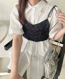 apres jour clair | 【apres jour clair】フラワーレースビスチェ【ZOZOTOWN限定アイテム】(キャミソール)