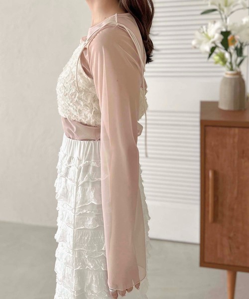 apres jour clair(アプレジュールクレア)の「【apres jour clair】フラワーレースビスチェ【ZOZOTOWN限定アイテム】(キャミソール・レディース・アイボリー/ブラック・X-LARGE/フリー)」の14枚目の写真