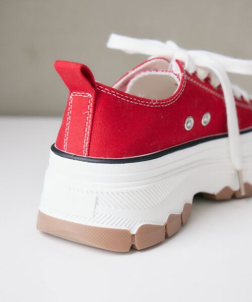 RETRO GIRL(レトロガール)の「厚底スニーカー(スニーカー・レディース・ブラック/オフホワイト/レッド・MEDIUM/LARGE)」の18枚目の写真