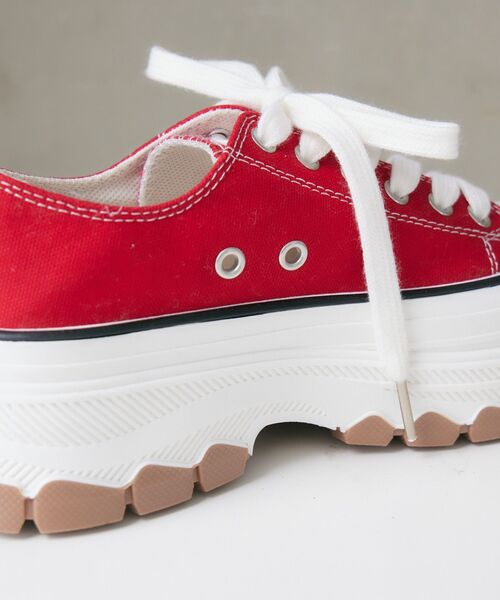 RETRO GIRL(レトロガール)の「厚底スニーカー(スニーカー・レディース・ブラック/オフホワイト/レッド・MEDIUM/LARGE)」の19枚目の写真