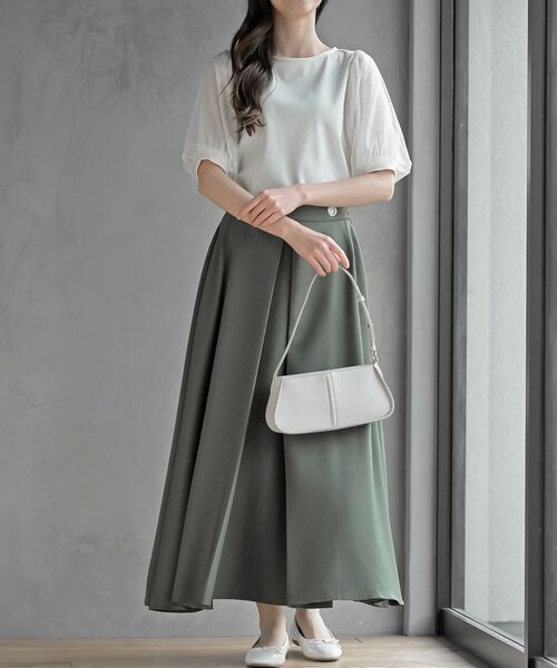 rps（アールピーエス）の「チュールパールハーフスリーブカットプルオーバー（Tシャツ/カットソー・レディース・オフホワイト/ブラック・フリー）」の13枚目の写真