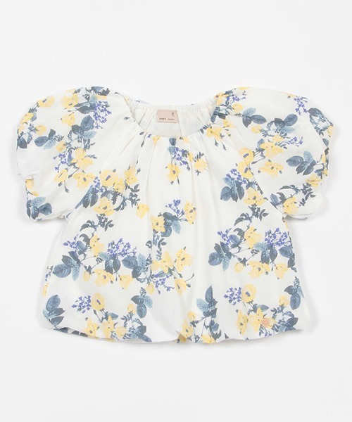 petit main（プティマイン）の「【リンク】バルーンブラウス(キッズ)（シャツ/ブラウス・キッズ・アイボリー/イエロー/ブラック/ピンク・80ｃｍ/90cm/110cm/130cm/100cm/120cm）」の8枚目の写真