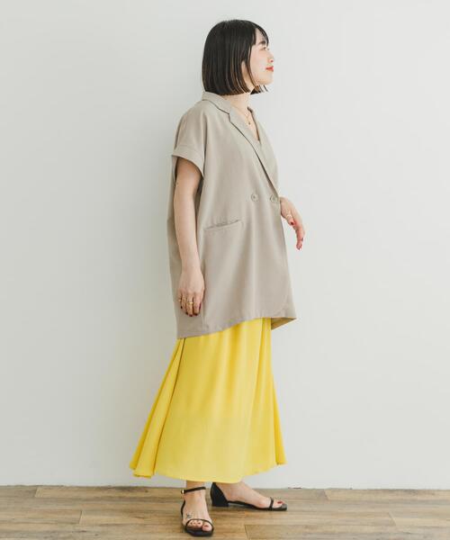 ITEMS URBANRESEARCH(アイテムズ アーバンリサーチ)の「フレアスカート(スカート・レディース・イエロー/ベージュ系その他/ブラック系その他・FREE)」の11枚目の写真
