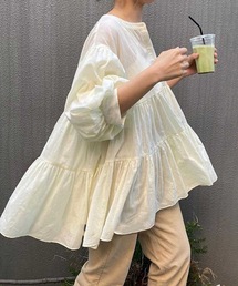 LUGG NAGG（ラグナグ）の「ティアードバルーンスリーブチュニックブラウス（シャツ/ブラウス）」