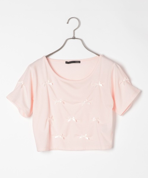 Heather(ヘザー)の「サテンリボンTEE 127405(Tシャツ/カットソー・レディース・ブラック/ピンク/ホワイト・FREE)」の17枚目の写真