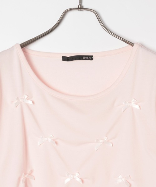 Heather(ヘザー)の「サテンリボンTEE 127405(Tシャツ/カットソー・レディース・ブラック/ピンク/ホワイト・FREE)」の19枚目の写真