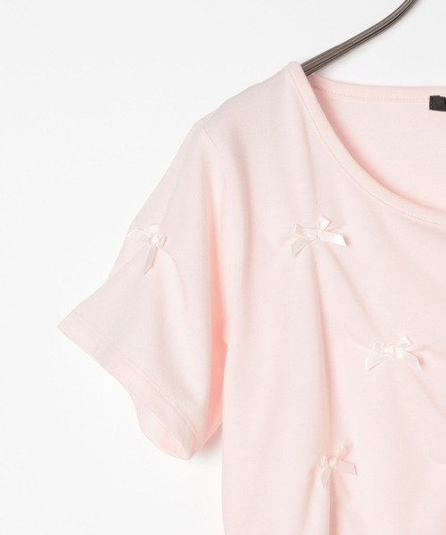 Heather(ヘザー)の「サテンリボンTEE 127405(Tシャツ/カットソー・レディース・ブラック/ピンク/ホワイト・FREE)」の20枚目の写真