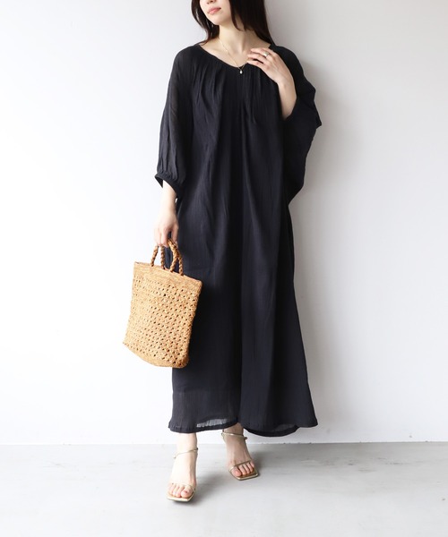 MICA&DEAL（マイカ＆ディール）の「【AFRICANSQUARE】ラフィアかぎ編みバッグ（ハンドバッグ・レディース・ブラウン・FREE）」の13枚目の写真