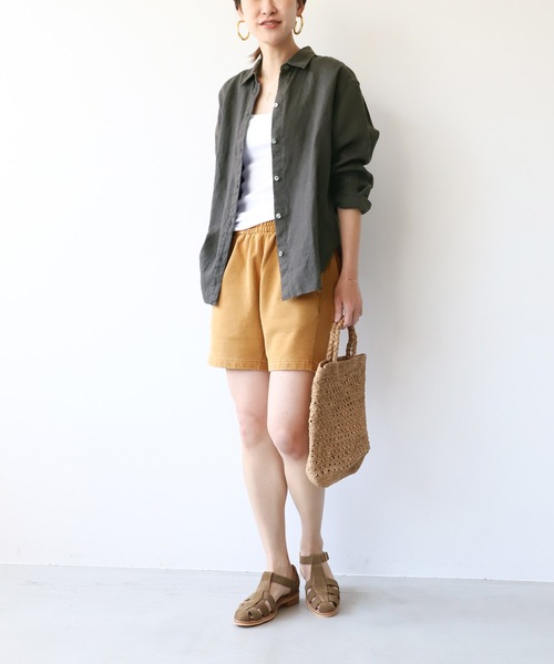 MICA&DEAL（マイカ＆ディール）の「【AFRICANSQUARE】ラフィアかぎ編みバッグ（ハンドバッグ・レディース・ブラウン・FREE）」の9枚目の写真