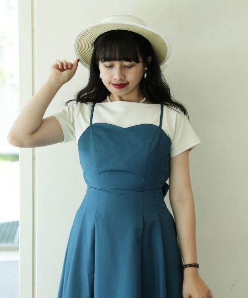 an another angelus（アンアナザーアンジェラス）の「ロゴ刺繍フレンチスリーブT/ananotherangelus（Tシャツ/カットソー・レディース・ピンク/アイボリー/ブラック・FREE）」の8枚目の写真