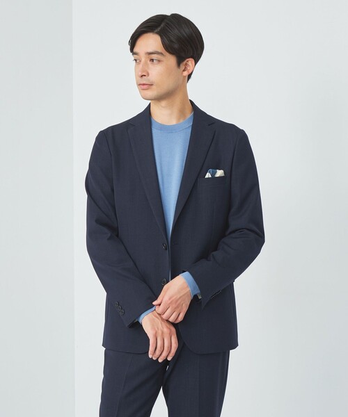 green label relaxing(グリーンレーベルリラクシング)の「スーパーファインメリノウール クルーネック ニット(ニット/セーター・メンズ・オレンジ/ブラック/ライトブルー/グレー・S/M/L/XL)」の6枚目の写真