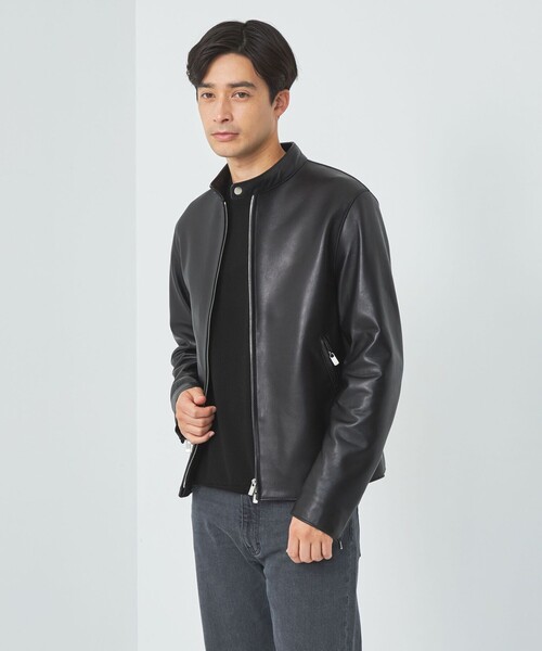 green label relaxing(グリーンレーベルリラクシング)の「スーパーファインメリノウール クルーネック ニット(ニット/セーター・メンズ・オレンジ/ブラック/ライトブルー/グレー・S/M/L/XL)」の9枚目の写真