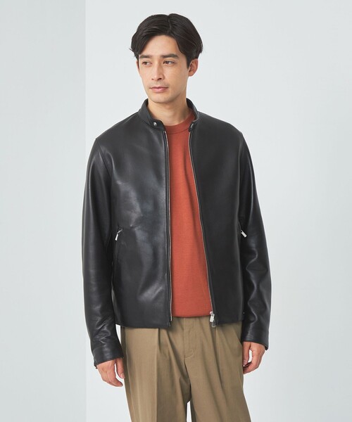 green label relaxing(グリーンレーベルリラクシング)の「スーパーファインメリノウール クルーネック ニット(ニット/セーター・メンズ・オレンジ/ブラック/ライトブルー/グレー・S/M/L/XL)」の15枚目の写真