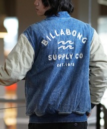 BILLABONG/ビラボン スタジャン デニムジャケット 洗い加工 中綿 BE012-753