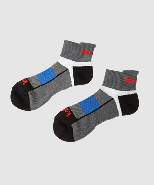 kolor BEACON(カラービーコン)の「24WBM-A06536(ソックス/靴下・メンズ・グレー/パープル・FREE)」の2枚目の写真