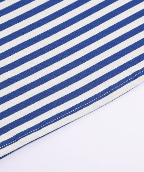 La-gemme（ラジェム）の「クロップドボーダーTシャツ（Tシャツ/カットソー・レディース・グレー/グリーン/レッド/ブルー/ブラック・フリー）」の22枚目の写真