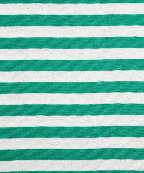 La-gemme（ラジェム）の「クロップドボーダーTシャツ（Tシャツ/カットソー・レディース・グレー/グリーン/レッド/ブルー/ブラック・フリー）」の12枚目の写真