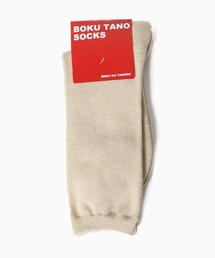 BOKU HA TANOSII（ボク　ハ　タノシイ）の「BOKU HA TANOSII/ボクハタノシイ BTパイルクルー（ソックス/靴下）」