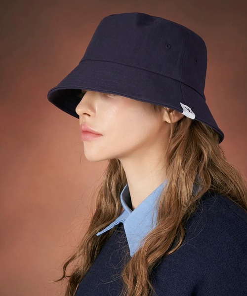 VARZAR/バザール Herringbone label bucket hat バケットハット