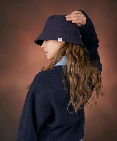 VARZAR/バザール Herringbone label bucket hat バケットハット