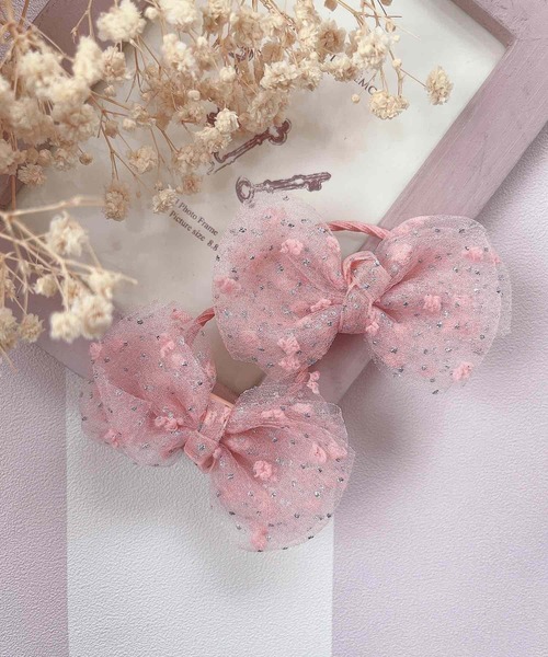 lulunoix/シアードットリボンヘアゴム N15242（ヘアゴム）｜CERCA