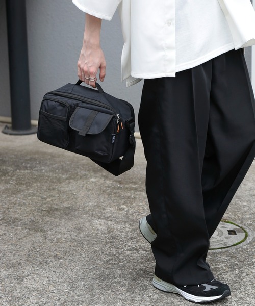 セール】【SETUP7】ユニセックス 6ポケット多機能ショルダー