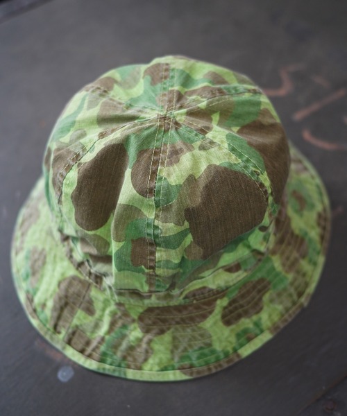MILITARY（ミリタリー）の「【Military Reproduts　ミリタリーリプロダクツ】USタイプ M37 ハット（ハット・メンズ・カモフラージュ/ベージュ系・ﾌﾘ-）」の9枚目の写真
