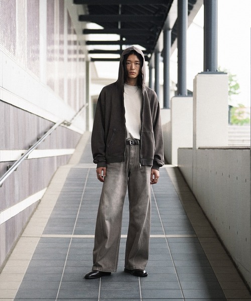 WYM LIDNM（ウィム バイ リドム）の「VINTAGE FADED GRADATION TEE（Tシャツ/カットソー・メンズ・グレー系/アッシュブラウン/グレー/ブラック系・S/M/L）」の17枚目の写真