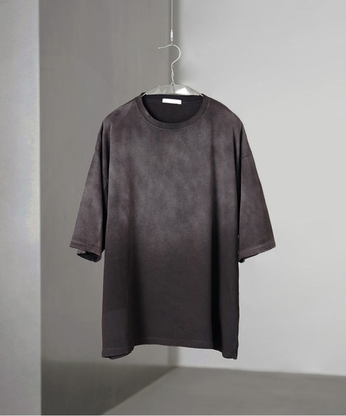 WYM LIDNM（ウィム バイ リドム）の「VINTAGE FADED GRADATION TEE（Tシャツ/カットソー・メンズ・グレー系/アッシュブラウン/グレー/ブラック系・S/M/L）」の5枚目の写真