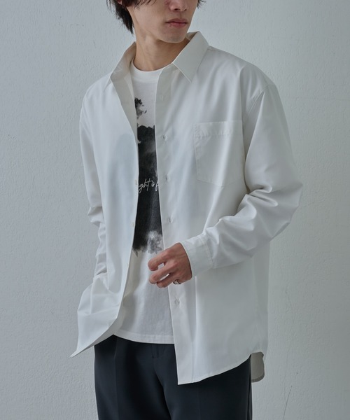 COLONY 2139(コロニートゥーワンスリーナイン)の「コットンライクレギュラーシャツ(シャツ/ブラウス・メンズ・サックスブルー/チャコールグレー/ホワイト・MEDIUM/LARGE/X-LARGE)」の1枚目の写真