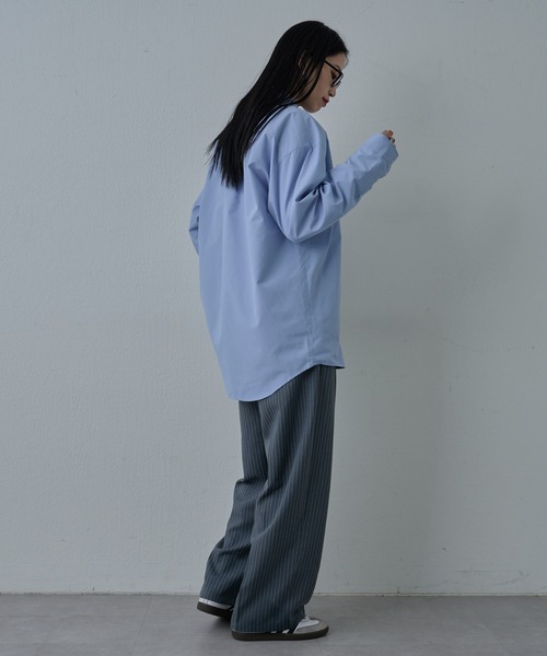 COLONY 2139(コロニートゥーワンスリーナイン)の「コットンライクレギュラーシャツ(シャツ/ブラウス・メンズ・サックスブルー/チャコールグレー/ホワイト・MEDIUM/LARGE/X-LARGE)」の22枚目の写真