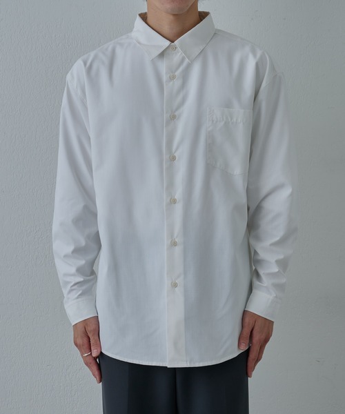 COLONY 2139(コロニートゥーワンスリーナイン)の「コットンライクレギュラーシャツ(シャツ/ブラウス・メンズ・サックスブルー/チャコールグレー/ホワイト・MEDIUM/LARGE/X-LARGE)」の10枚目の写真