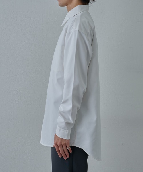 COLONY 2139(コロニートゥーワンスリーナイン)の「コットンライクレギュラーシャツ(シャツ/ブラウス・メンズ・サックスブルー/チャコールグレー/ホワイト・MEDIUM/LARGE/X-LARGE)」の9枚目の写真