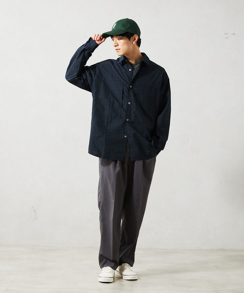 JOURNAL STANDARD relume（ジャーナルスタンダード　レリューム）の「”UNIFORM” ブロードユーティリティシャツ（シャツ/ブラウス・メンズ・ブルー/ブラック/ネイビー・MEDIUM/LARGE）」の8枚目の写真