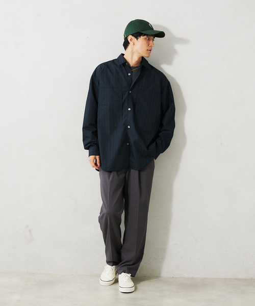 JOURNAL STANDARD relume（ジャーナルスタンダード　レリューム）の「”UNIFORM” ブロードユーティリティシャツ（シャツ/ブラウス・メンズ・ブルー/ブラック/ネイビー・MEDIUM/LARGE）」の11枚目の写真