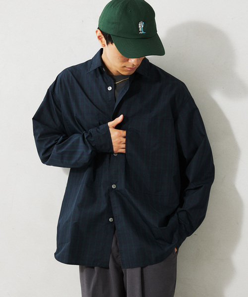 JOURNAL STANDARD relume（ジャーナルスタンダード　レリューム）の「”UNIFORM” ブロードユーティリティシャツ（シャツ/ブラウス・メンズ・ブルー/ブラック/ネイビー・MEDIUM/LARGE）」の13枚目の写真