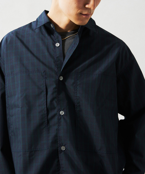 JOURNAL STANDARD relume（ジャーナルスタンダード　レリューム）の「”UNIFORM” ブロードユーティリティシャツ（シャツ/ブラウス・メンズ・ブルー/ブラック/ネイビー・MEDIUM/LARGE）」の17枚目の写真