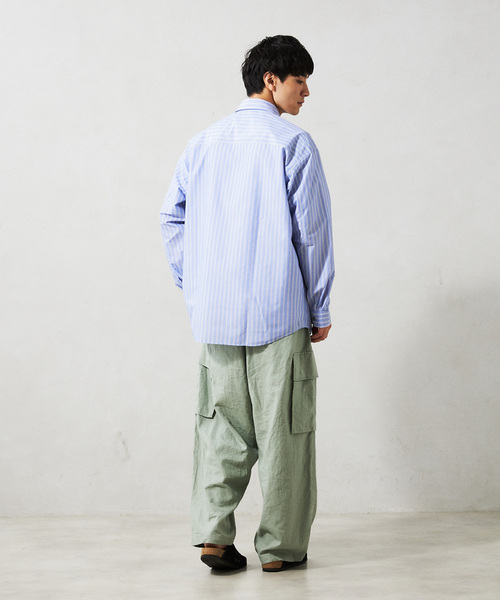 JOURNAL STANDARD relume（ジャーナルスタンダード　レリューム）の「”UNIFORM” ブロードユーティリティシャツ（シャツ/ブラウス・メンズ・ブルー/ブラック/ネイビー・MEDIUM/LARGE）」の21枚目の写真