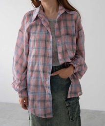 dispark | DISPARK/ハーモンチェックオーバーシャツ(シャツ/ブラウス)
