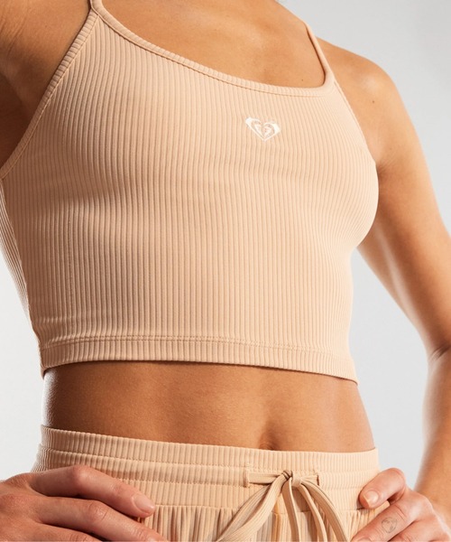 ROXY(ロキシー)の「RISE & VIBE RIB TANK/ロキシー速乾フィットネスタンクトップ(キャミソール・レディース・ベージュ・X-SMALL/SMALL/MEDIUM)」の6枚目の写真