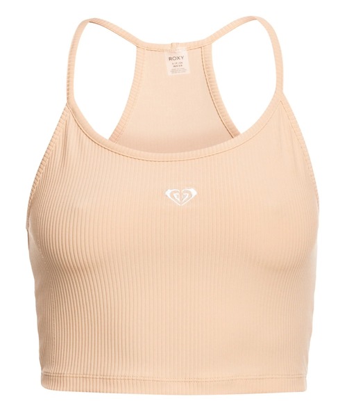 ROXY(ロキシー)の「RISE & VIBE RIB TANK/ロキシー速乾フィットネスタンクトップ(キャミソール・レディース・ベージュ・X-SMALL/SMALL/MEDIUM)」の2枚目の写真