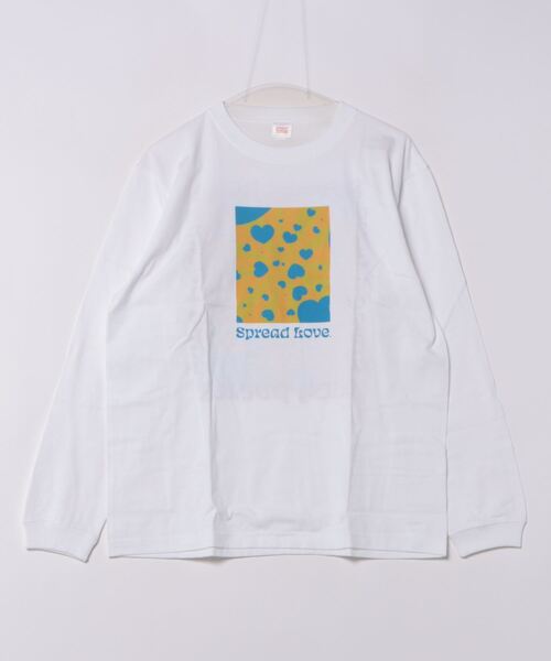 sunny branch(サニーブランチ)の「★Spread Love★オリジナルプリント L/S T(Tシャツ/カットソー・レディース・ブラック/ホワイト・LARGE/MEDIUM)」の2枚目の写真