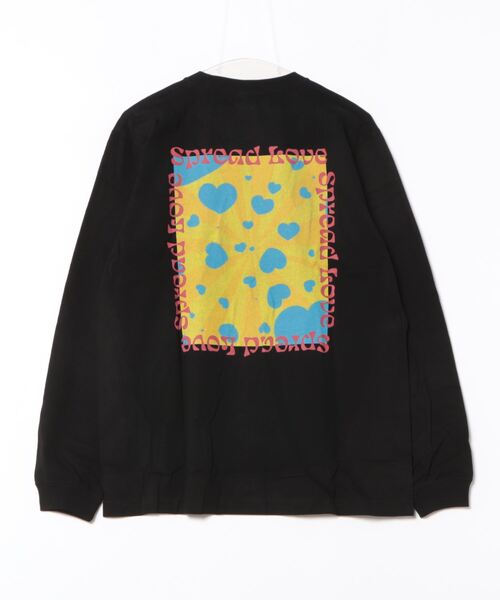 sunny branch(サニーブランチ)の「★Spread Love★オリジナルプリント L/S T(Tシャツ/カットソー・レディース・ブラック/ホワイト・LARGE/MEDIUM)」の3枚目の写真