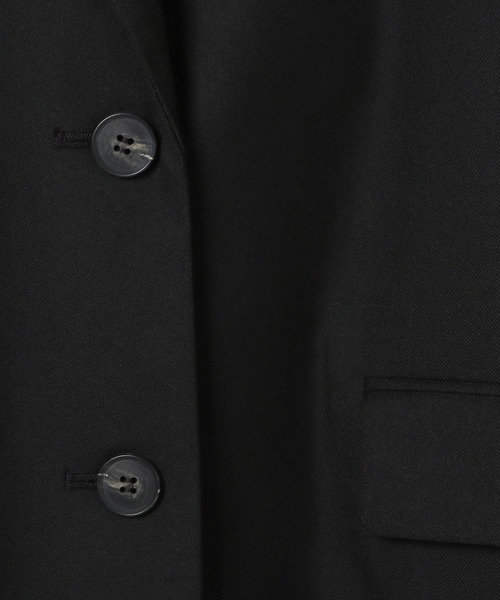 LEPSIM（レプシィム）の「シングルテーラードジャケット　130063（テーラードジャケット・レディース・ブラック/チャコールグレー・FREE）」の5枚目の写真