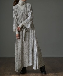 HUG.U（ハグユー）の「着痩せシフォンワンピ（ワンピース）」