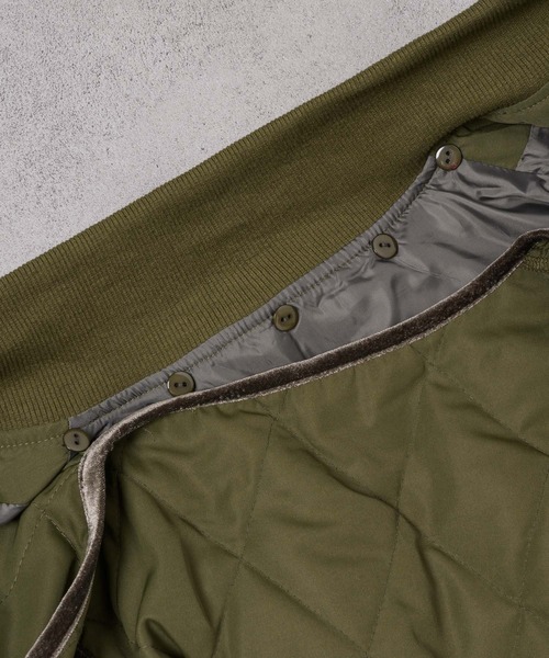 【セール】ミリタリーレイヤードパッファーJKコート（ミリタリージャケット）｜LA BELLE ETUDE（ラベルエチュード）