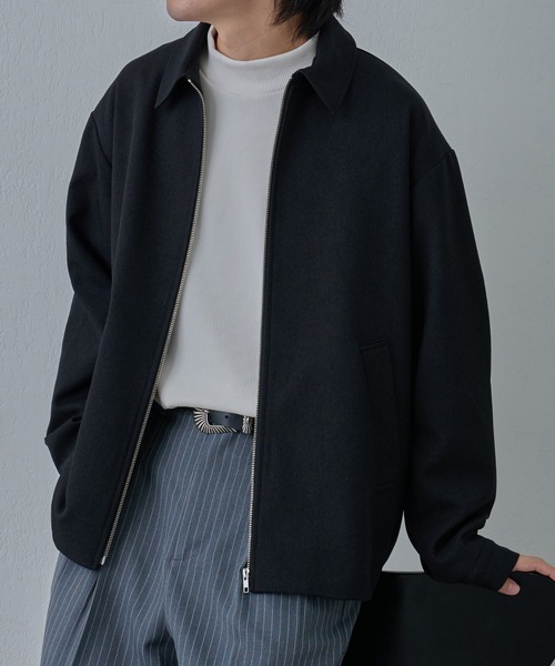 COLONY 2139(コロニートゥーワンスリーナイン)の「ウールライクジップブルゾン(ブルゾン・メンズ・ブラック/カーキ/グレー・MEDIUM/LARGE)」の2枚目の写真