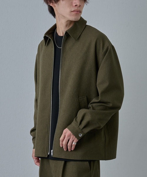 COLONY 2139(コロニートゥーワンスリーナイン)の「ウールライクジップブルゾン(ブルゾン・メンズ・ブラック/カーキ/グレー・MEDIUM/LARGE)」の20枚目の写真